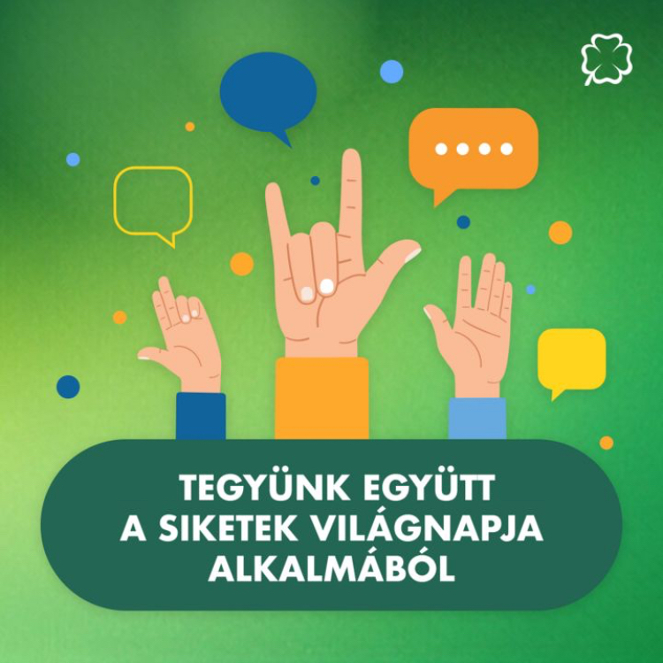 Közel 1,1 millió forint gyűlt össze a siket és nagyothalló személyek foglalkoztatásáért indított akcióban (a Szerencsejáték Zrt. közleménye)